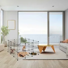 Aptvaras graužikams 72x110x110cm., juodos spalvos — 2 nuotrauka