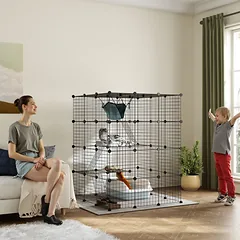 Kačių voljeras 105 × 105 × 140 cm — 2 nuotrauka