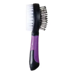 Karlie šepetys Professional 2 in 1 su šereliais ir kaiščiais, violetinis-juodas