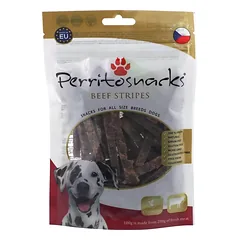 Perrito Beef stripes skanėstai šunims jautienos juostelės 100g nuotrauka