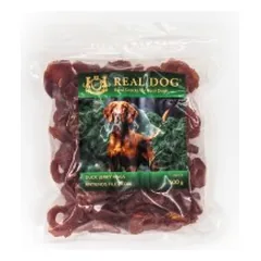Real Dog SNACKS Minkšti antienos file žiedai 500g