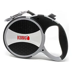 KONG Explore ištraukiamas pavadėlis, pilkas, Dideliems 26–45 kg — 2 nuotrauka