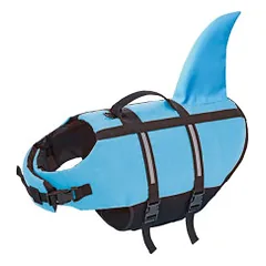 Gelbėjimo liemenė šuniui Sharki XL, žydra, 45 cm