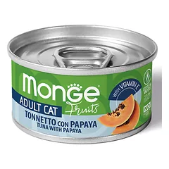 Monge fruits – Wet Cat Tuna & papaya 80 g