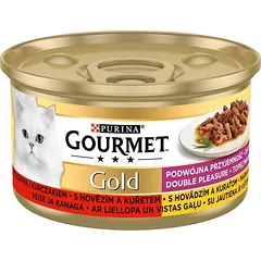 Purina Gourmet Gold su jautiena ir vištiena padaže 9x85g