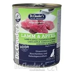 DR. CLAUDER’S DRĖGNAS MAISTAS SU ĖRIENA IR OBUOLIAIS KAULAMS IR SĄNARIAMS 800g x 6 vnt.