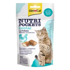 GimCat Nutri Pockets Dental skanėstai katėms