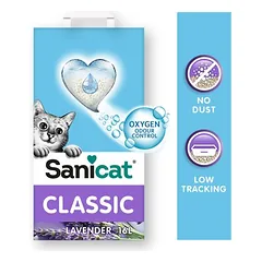 Sanicat Classic su levandomis, kraikas katėms, Ekonominė pakuotė: 2 x 16 l — 2 nuotrauka
