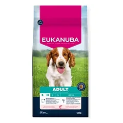 Eukanuba Dog Salmon Barley S/M breed 12 kg, su lašiša ir miežiais