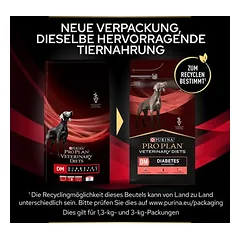 PURINA PRO PLAN Veterinary Diets DM Diabetes sausas maistas šunims — 2 nuotrauka