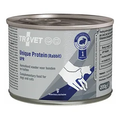 Trovet Dog/Cat Unique Protein (Rabbit) UPR 200 g - konservai šunims ir katėms
