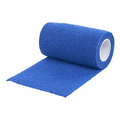KRUUSE Vet-Flex lipni elastinė tvarsliava, mėlyna, 10 cm x 4,5 m, 1 vnt.