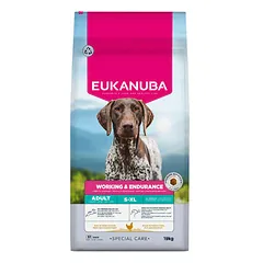 Eukanuba Dog All Breeds Adult Working & Endurance Fresh su vištiena, sausas maistas šunims 19 kg