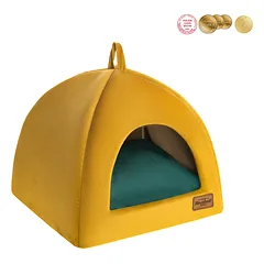 RECOBED dėžė šunims medaus veliūras M 50x50cm