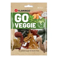 Flamingo Go Veggie Dinosaurier Mix, 80 - 124 g — 1 nuotrauka