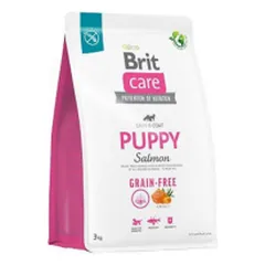 Brit Care Grain Free Puppy Salmon sausas pašaras šuniukams, 3 kg