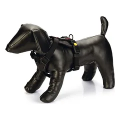 Beeztees Hunde Y-Geschirr Parinca Premium Nylon schwarz