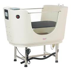 Blovi Hydro Therapy Dog Spa Tub - profesionalus vonios kubilas su SPA sistema ir ozono funkcija, sulaužytos baltos/kremo spalvos