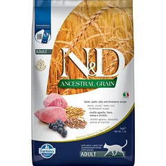 FARMINA N&D Low Grain Lamb & Blueberry Adult Cat 5 kg