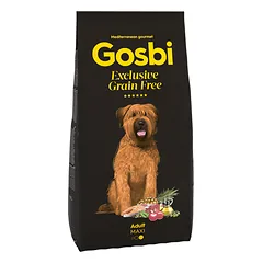 Gosbi begrūdis sausas maistas suaugusiems didelių veislių šunims Exclusive Grain Free Adult Maxi Fish with Lamb, 12 kg — 5 nuotrauka