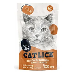 Kitty Joy Cat Lick Chicken & Salmon Flavor Cream 60 g
