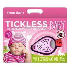 Tickless Baby Ultragarsinis kudikių pakabukas nuo erkių ir blusų, smėlio spalvos — 2 nuotrauka