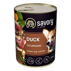 Savory drėgnas maistas šunims su antiena, 100 - 199 g — 4 nuotrauka