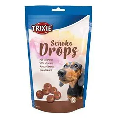 Trixie Chocolate Drops šokolado skonio dražetai suaugusiems šunims, 200 g