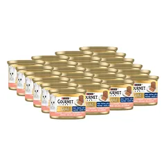 Purina Gourmet Gold putėsiai su lašiša 24x85g