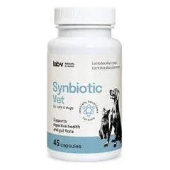 Lab-V Synobiotic virškinamojo trakto sveikata ir žarnyno mikroflora šunims ir katėms, N45