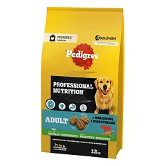 PEDIGREE® Adult Professional Nutrition 12 kg su jautiena ir daržovėmis - sausas visavertis ėdalas suaugusiems didelių ir vidutinių veislių šunims