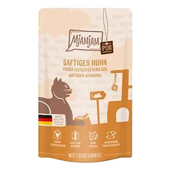 MjAMjAM Quetschie gryna mėsa, drėgnas maistas katėms, ekonominė pakuotė 24 x 125 g, 100 - 199 g — 3 nuotrauka