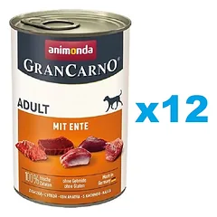 ANIMONDA GranCarno Kiauliena su antiena šunims 12x400 g