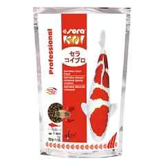 Sera KOI Professional Spirulina Color Food tvenkinių žuvų maistas spalvų sustiprinimui, 500 g