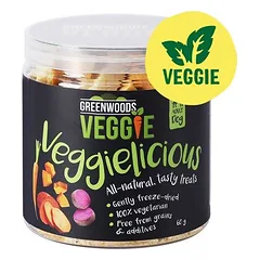 Greenwoods Veggie su saldžiosiomis bulvėmis, moliūgu ir morka, skanėstai šunims — 2 nuotrauka