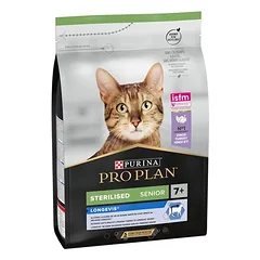 PURINA PRO PLAN Sterilised Senior 7+ Longevis su kalakutiena, sausas maistas katėms — 2 nuotrauka