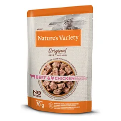 Natures Variety ORIGINAL konservas katėms su jautiena ir vištiena 70g