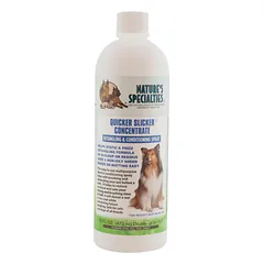 Nature's Specialties Quicker Slicker Concentrate - šunų ir kačių plaukų iššukavimo kondicionierius, 1:15 koncentratas, 473ml — 2 nuotrauka