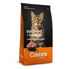 CALIBRA Cat EXPERT+ Adult Sterilised&Hairball sausas pašaras steril. katėms nuo sąvėlų, 6 kg