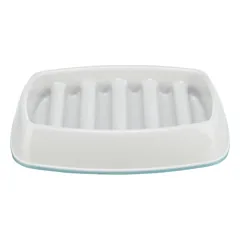 TRIXIE lėto ėdimo dubenėlis 0.25 l, 21×14 cm, pilkas