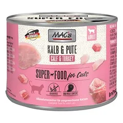 MAC´s kombinuotas rinkinys: 12 x 200 g drėgno maisto + 2 x 1,5 kg Superfood sauso maisto katėms — 4 nuotrauka