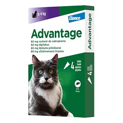 ADVANTAGE 80 katėms virš 4kg N4