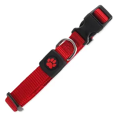 Active Dog Collar Premium S nailoninė apykaklė mažiems šunims, raudona, 1.5×27-37 cm