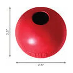 KONG žaislas šunims Ball with Hole, mažas — 5 nuotrauka