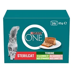PURINA ONE SterilCat Terrine drėgnas maistas katėms