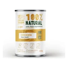 Prefera Fresh Farm Smooth Pate With Chicken visavertis konservuotas maistas šunims, 400 g