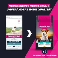 Eukanuba Adult Breed Care Jack Russell Terrier, sausas maistas šunims