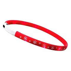 Nobby kalėdinė LED šviečianti žarna Flake, raudona