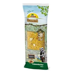 JR Farm Peanut Bar be lukšto 350 g, pašaras paukščiams, Žemės riešutų sviestas, riešutai — 4 nuotrauka