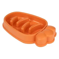 TIAKI lėto ėdimo dubenėlis Morkos, 400 ml, L 31,5 x B 19 x H 45 cm — 2 nuotrauka